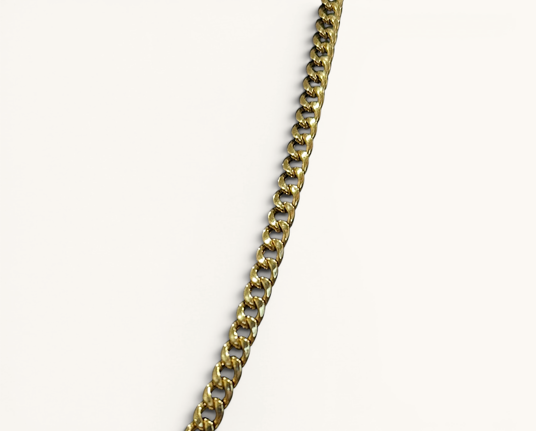 10K Gold 5mm Hollow Cuban Link Chain Necklace 2