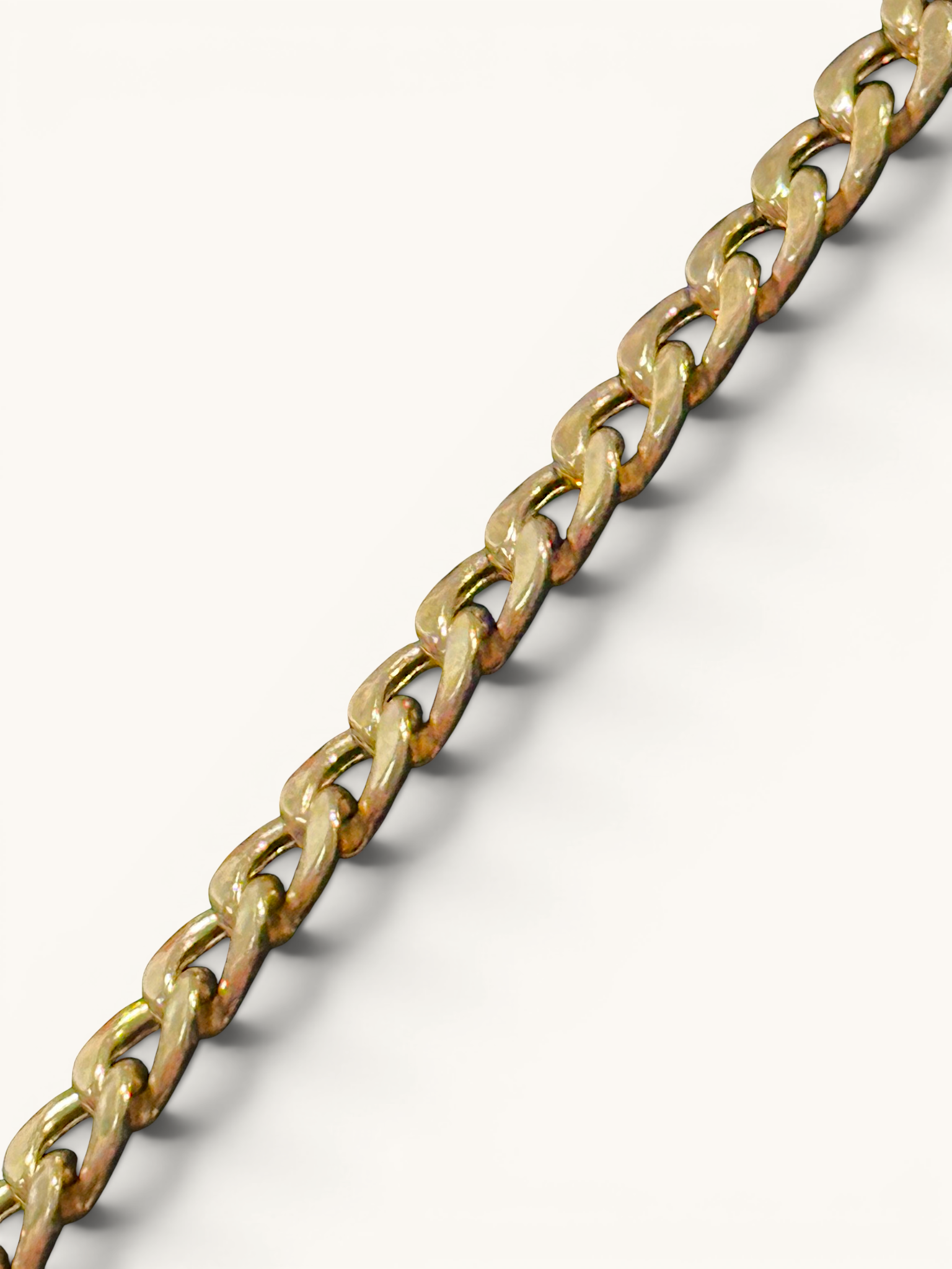10K Gold 5mm Hollow Cuban Link Chain Necklace 5