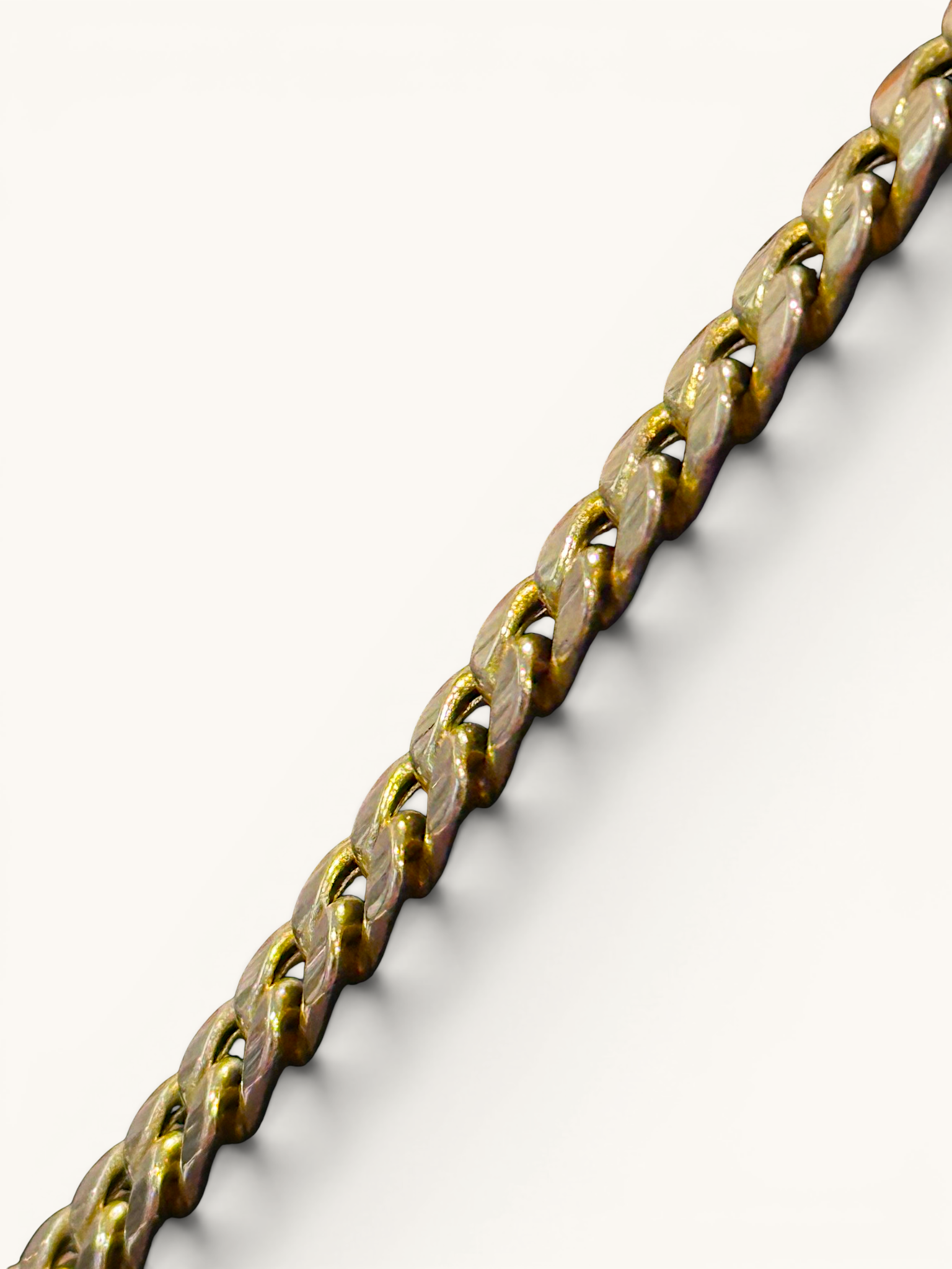 10K Gold Semi-Solid Cuban Link Chain Necklace 3