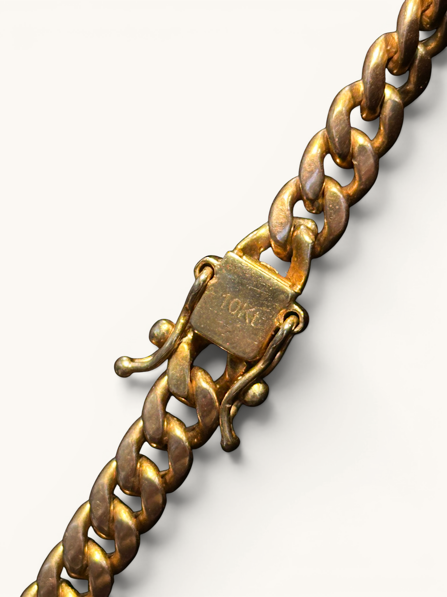 10K Gold Semi-Solid Cuban Link Chain Necklace 5
